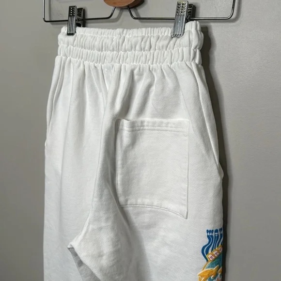 NWT Frankie’s Bikinis White Frank High Waist Sweatpants - Picture 11 of 13